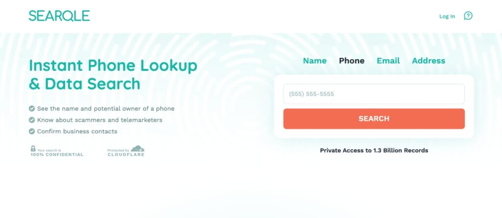 searqle phone lookup tool